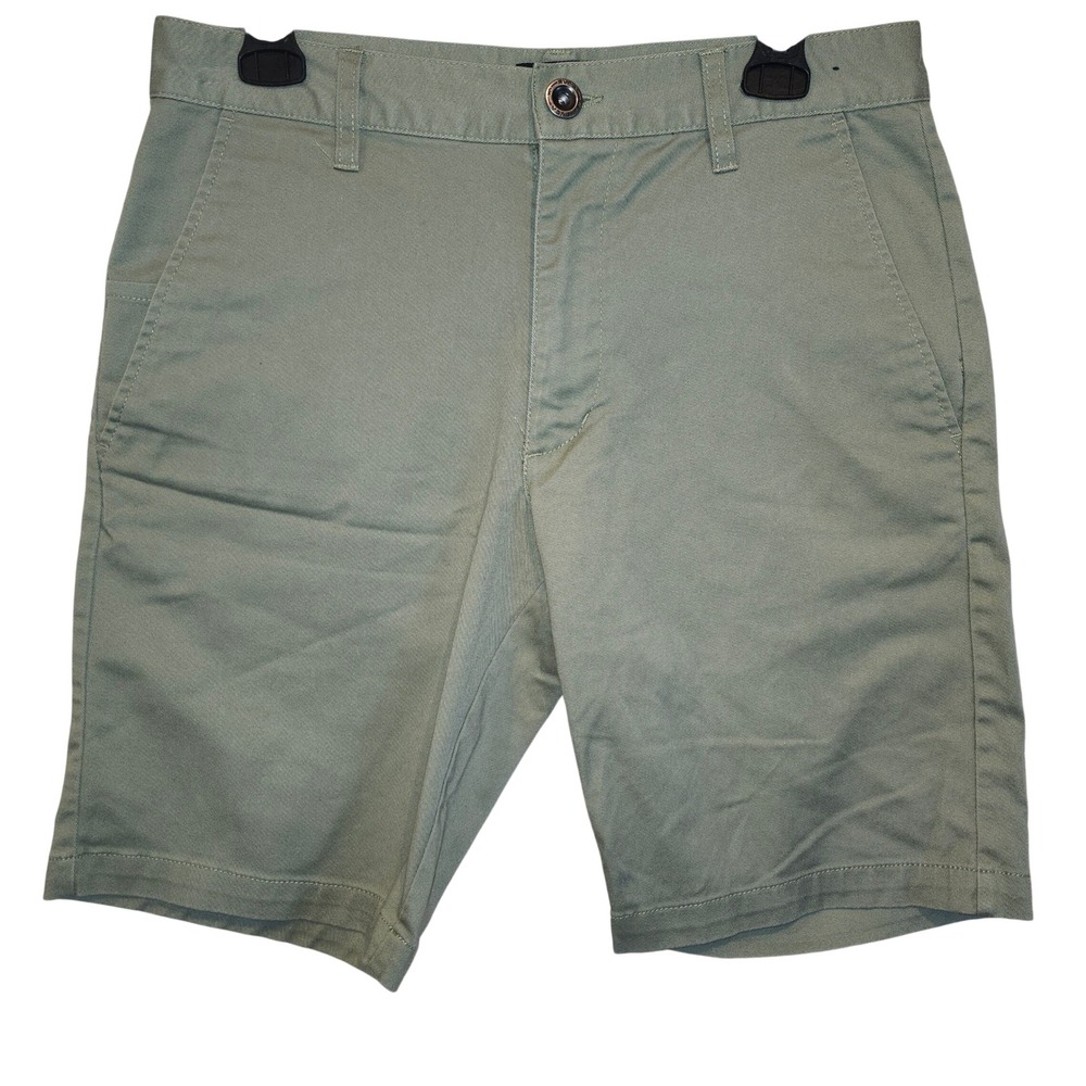 RVCA Week-End Stretch Chino Shorts Mens 30 Sage Green Olive Drab M202WKS